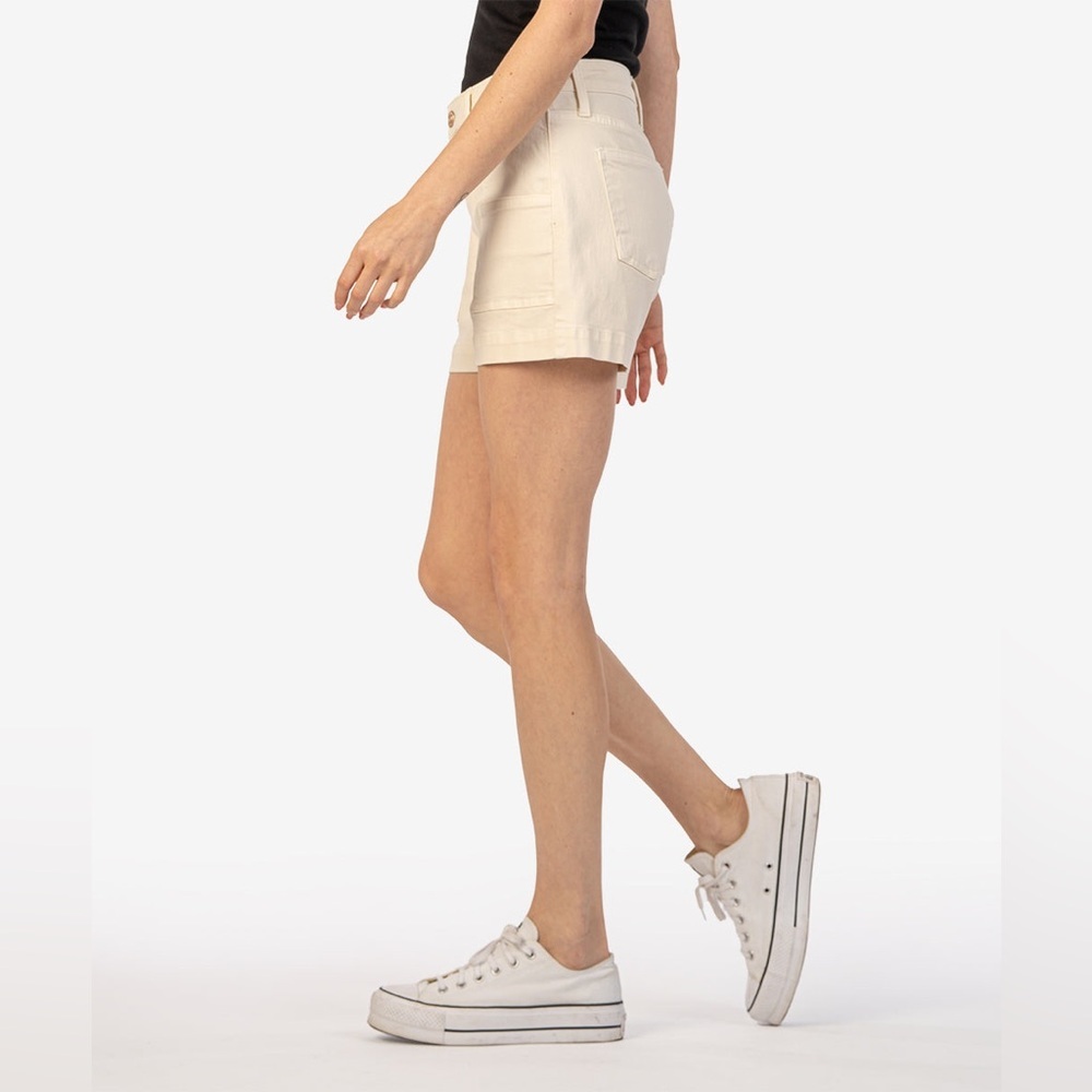 Kut from the Kloth Beige Utility Shorts - Picture 15 of 16